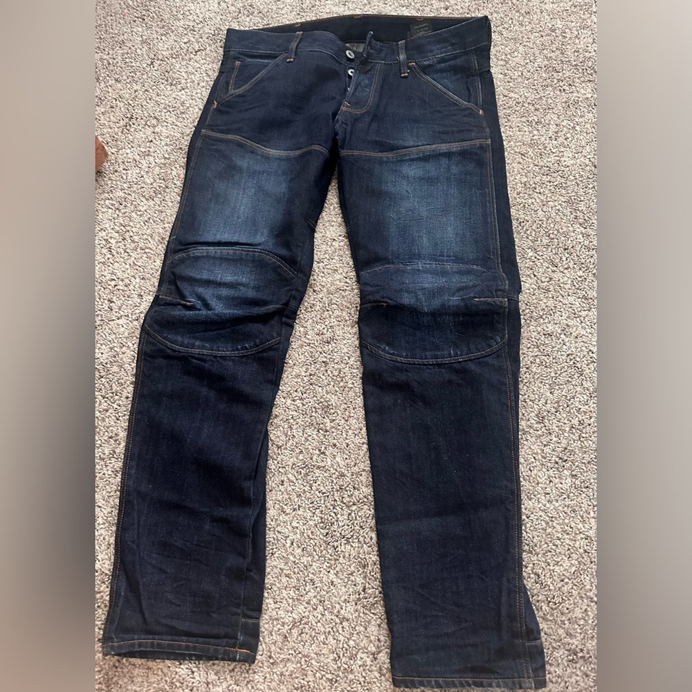 G-Star Men's Deep Indigo Relaxed Jeans